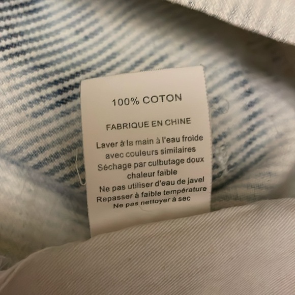 RARE Stussy Blue & White Denim Double Front Work Carpenter Jeans Pants Acid Wash - Picture 11 of 11